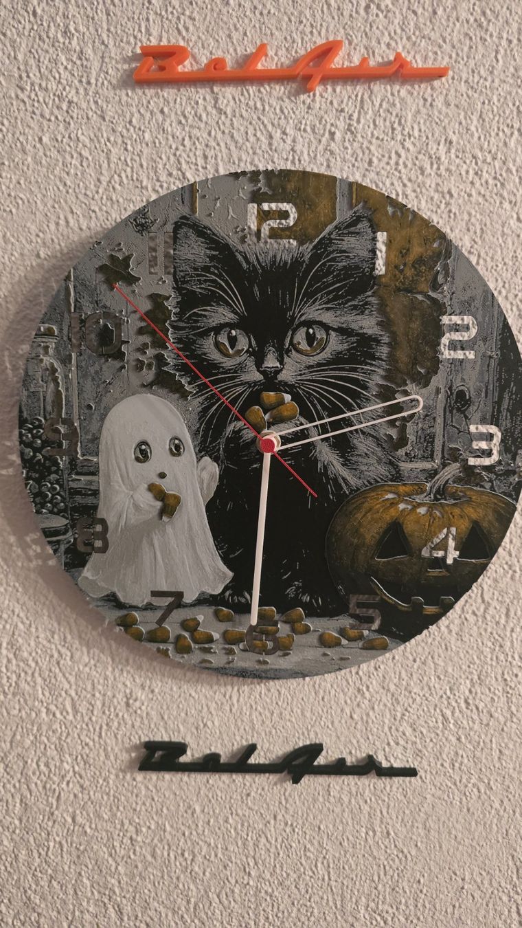 Orologi da terra & Orologi da parete: Katzen Wanduhr Tischuhr – Nuovo (secondo la descrizione) da Winznau venduto da johny_wayne