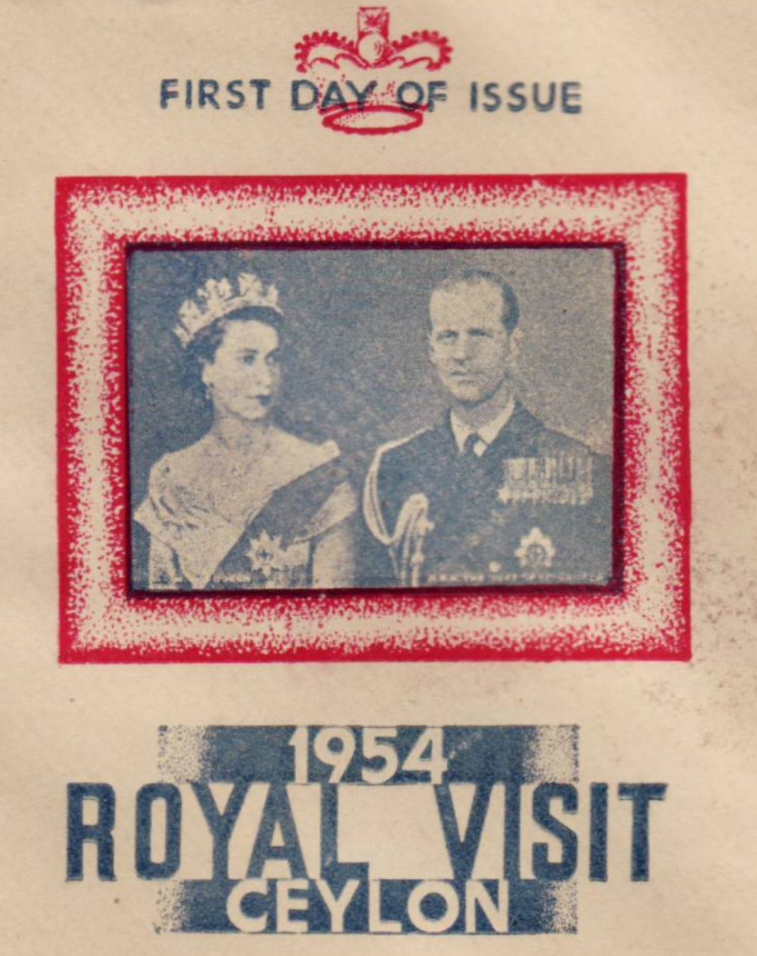 Alle Briefmarken: 075 CEYLON GB, BRF FDC ROYAL VISIT 1954 – Gebraucht aus Bern von markenbak 2