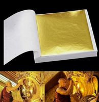 Goldfolie 100 x Blattgold Schlagmetall zum vergolden Vergold