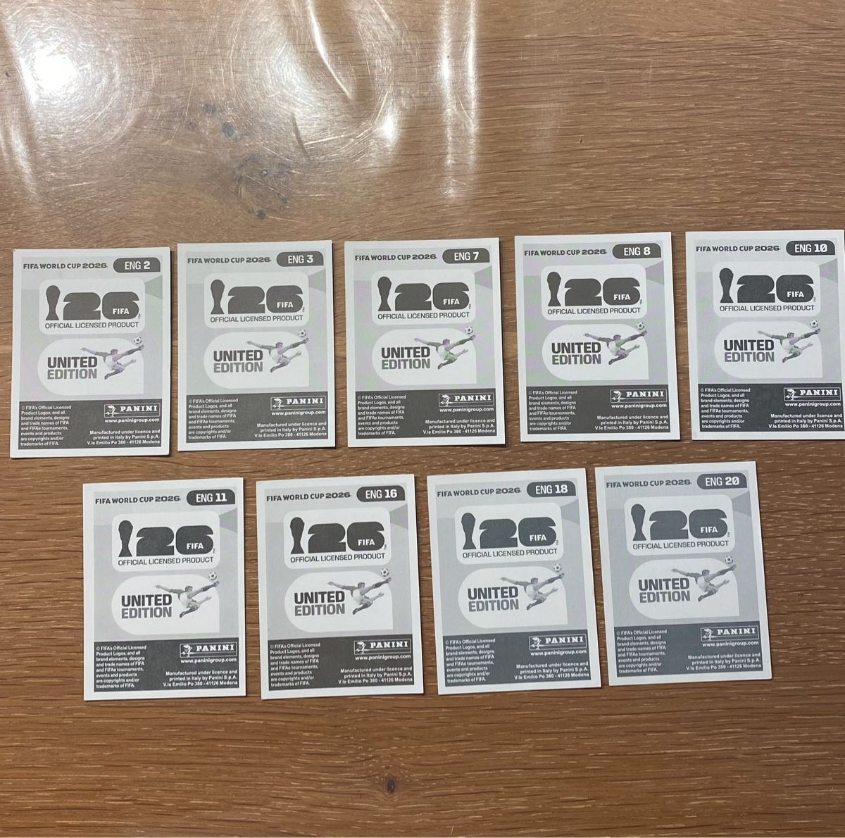 Panini Carte collezionabili: Panini Sticker - ENG - 9 Stickers – Nuovo (secondo la descrizione) da Adliswil venduto da didoli 1