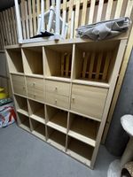 Regal weiss Holzoptik 16 Fächer guter Zustand