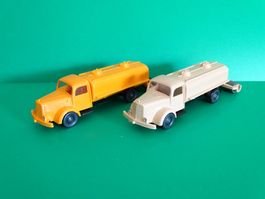 2 Stk. Sprengwagen mit Walze von Wiking 1/87