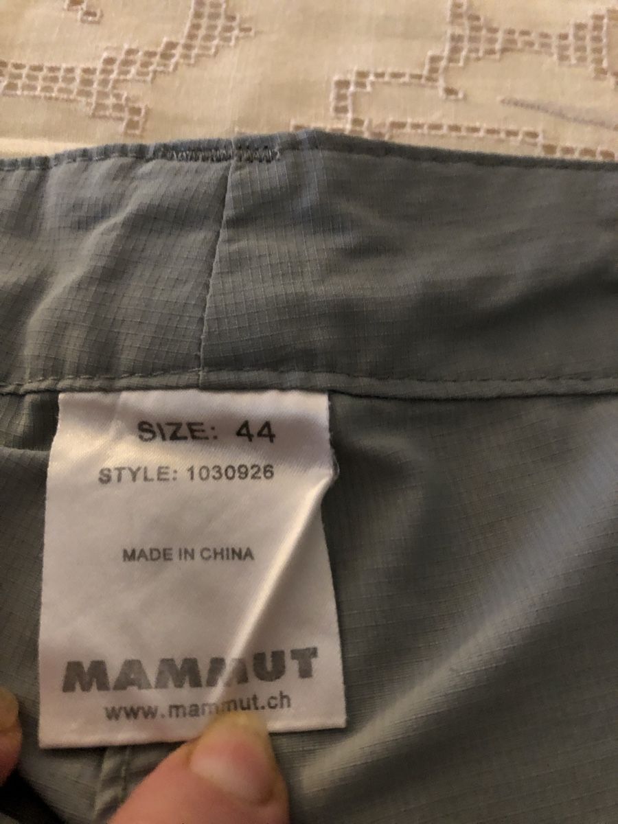 Mammut Pantaloni: Leichte 3/4-Wanderhose Mammut – Nuovo (secondo la descrizione) da Solothurn venduto da Congela 2