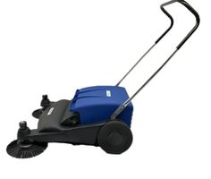 Eurokraft Kehrmaschine. Schwarz/Blau. Neu