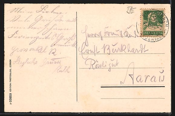 Cartoline postali: Kiental, Panoramaansicht mit Golderenhor – Usato da Berlin venduto da bartko-reher 1
