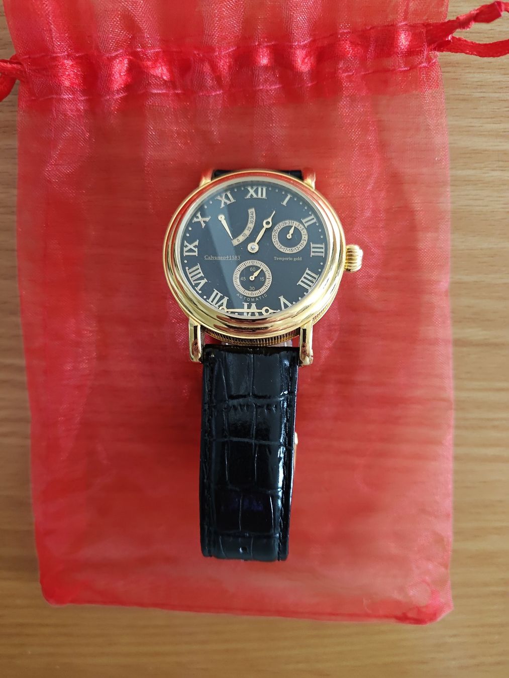 Calvaneo Uhren: Calvaneo 1583 Automatic Temporio Gold – Neu (gemäss Beschreibung) aus Hochdorf von all_u_want