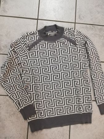Pulli Grau Weiss  Gr S Neuwertig