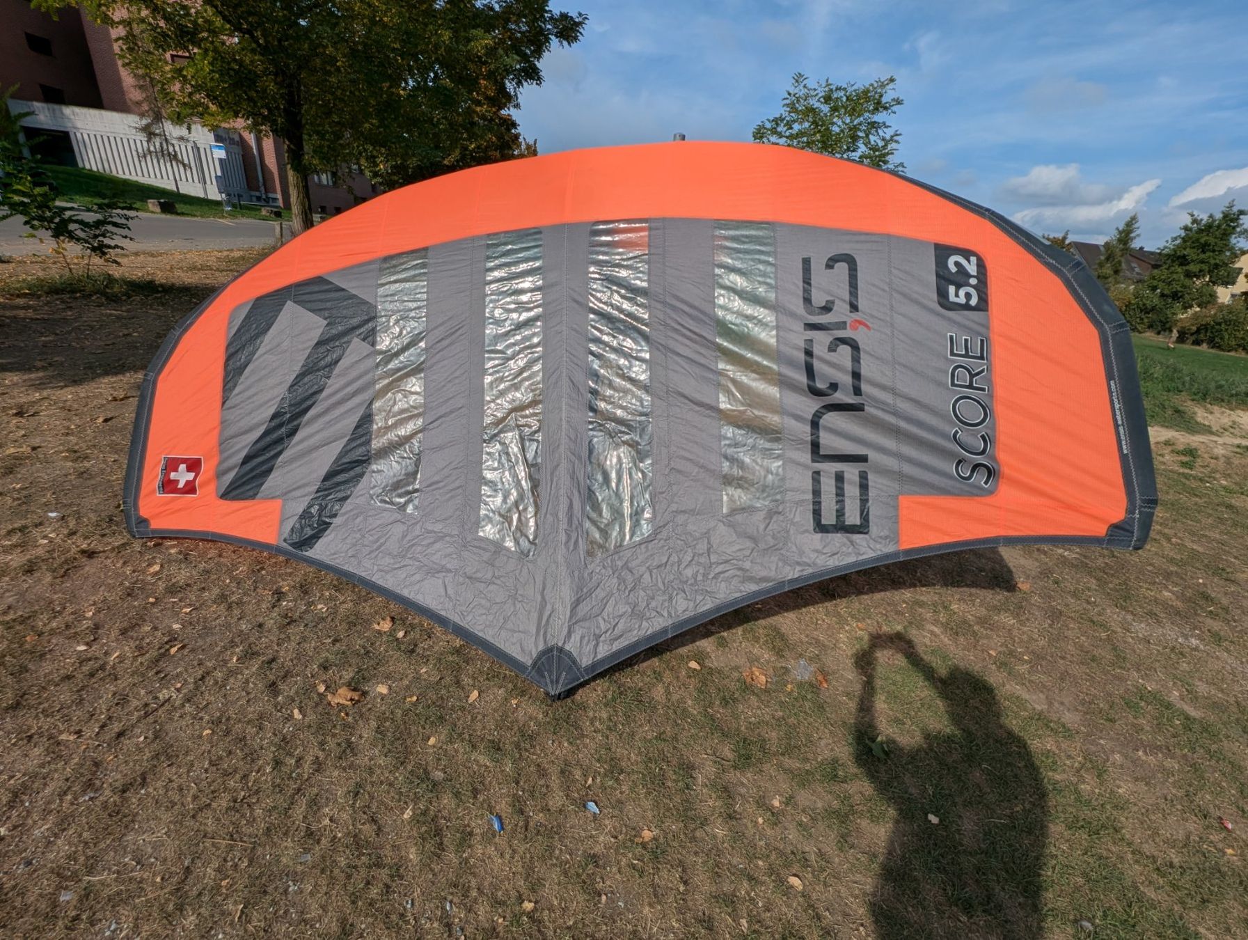 Ensis Surf: Ensis Wing Score 5.2 orange grau – Usato da Kreuzlingen venduto da Schroeder72