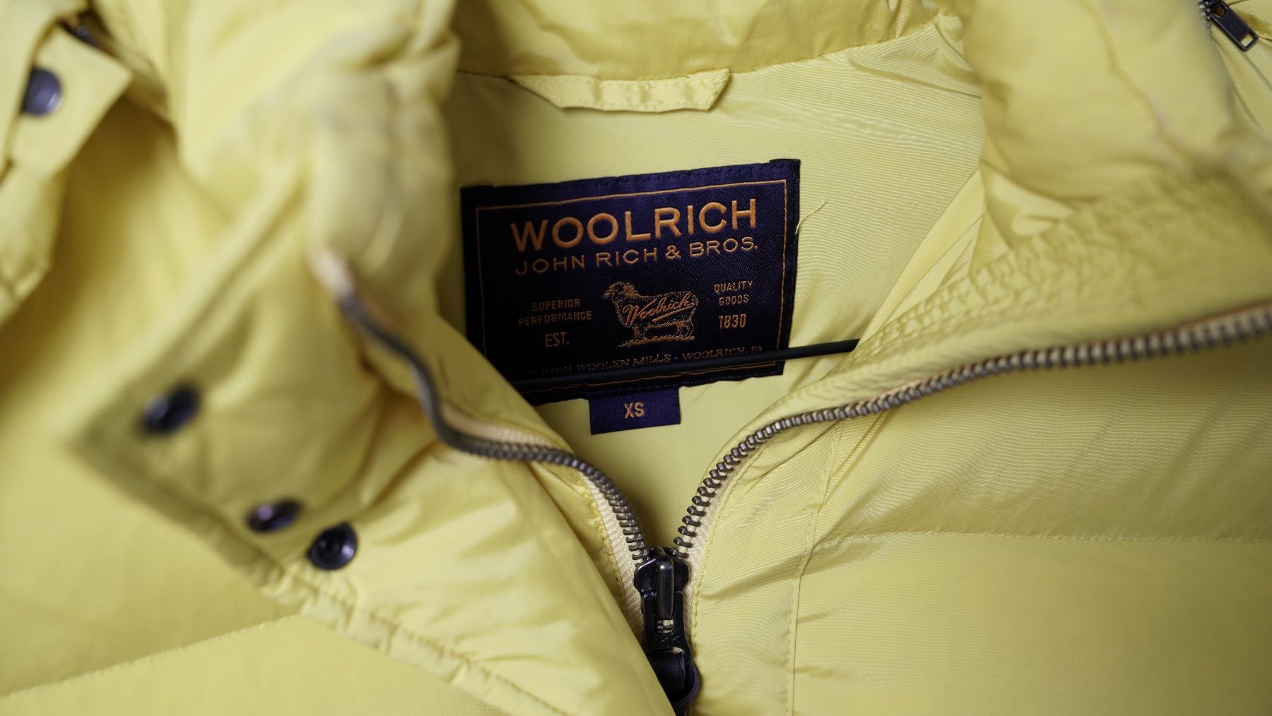 Woolrich Giacche: Woolrich Aurora Puffy Jacket Daunenjacke gelb – Nuovo (secondo la descrizione) da Zürich venduto da julia_vina 3