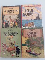 4 BD's des aventures de Tintin 