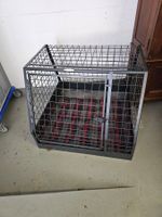 Hunde Transportbox Metall, Top Zustand, Winter-Schnäppchen