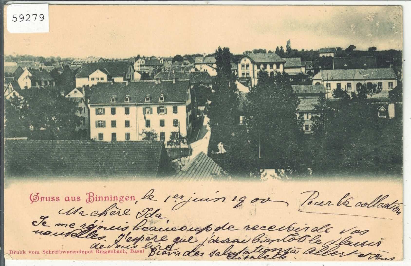 Cartes postales: Gruss aus Binningen – D'occasion à Ettingen par Kartenplanet