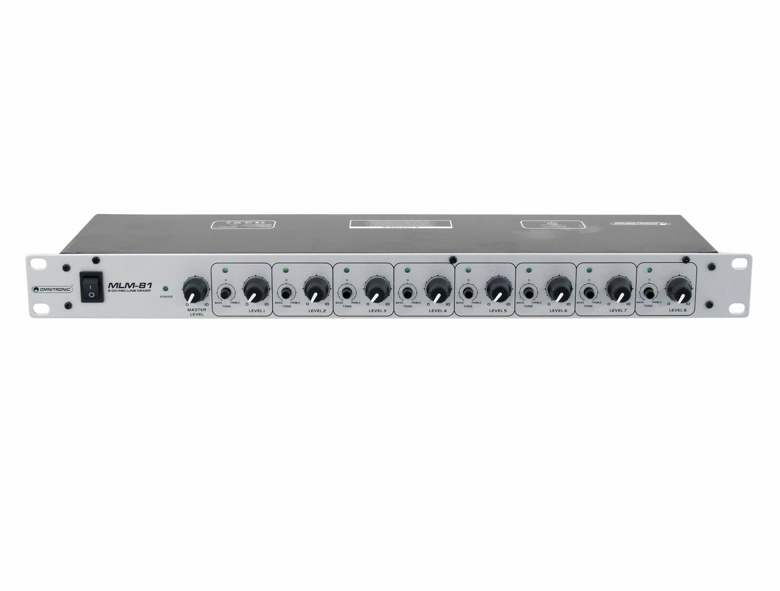 Sistema di controllo: OMNITRONIC MLM-81 Mikrofon-Line-Mixer – Nuovo e nell'imballaggio originale da Däniken SO venduto da Profog1