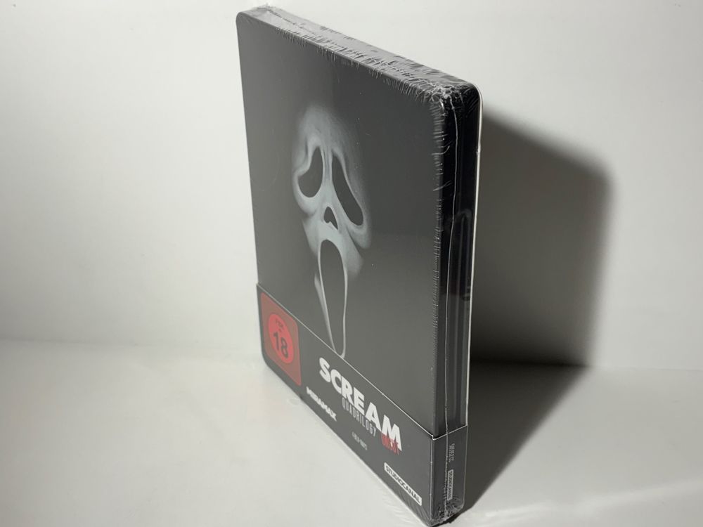 Scream 1-4 Blu Ray Steelbook Uncut OVP (Neu und originalverpackt) in ...