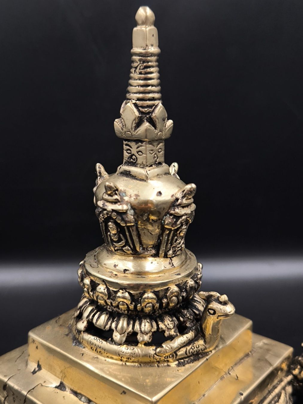 Skulpturen & Statuen: Buddhistische Stupa, Material Messing? – Gebraucht aus Rorschacherberg von snOOpydOg11 3