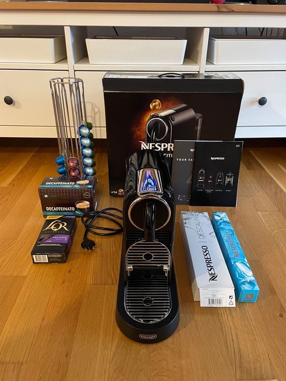 Nespresso Citiz mit Zubehör und Kapseln schwarz | Kaufen auf Ricardo