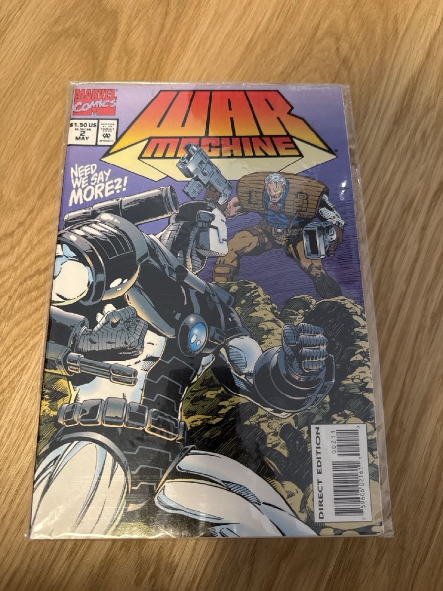 Fumetti: Marvel Comic War Machine Nummer 2 – Usato da Buchrain venduto da Steeefan