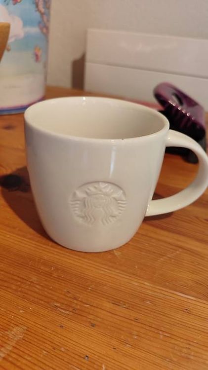 Luxus Starbucks Tasse Weiss Fotos