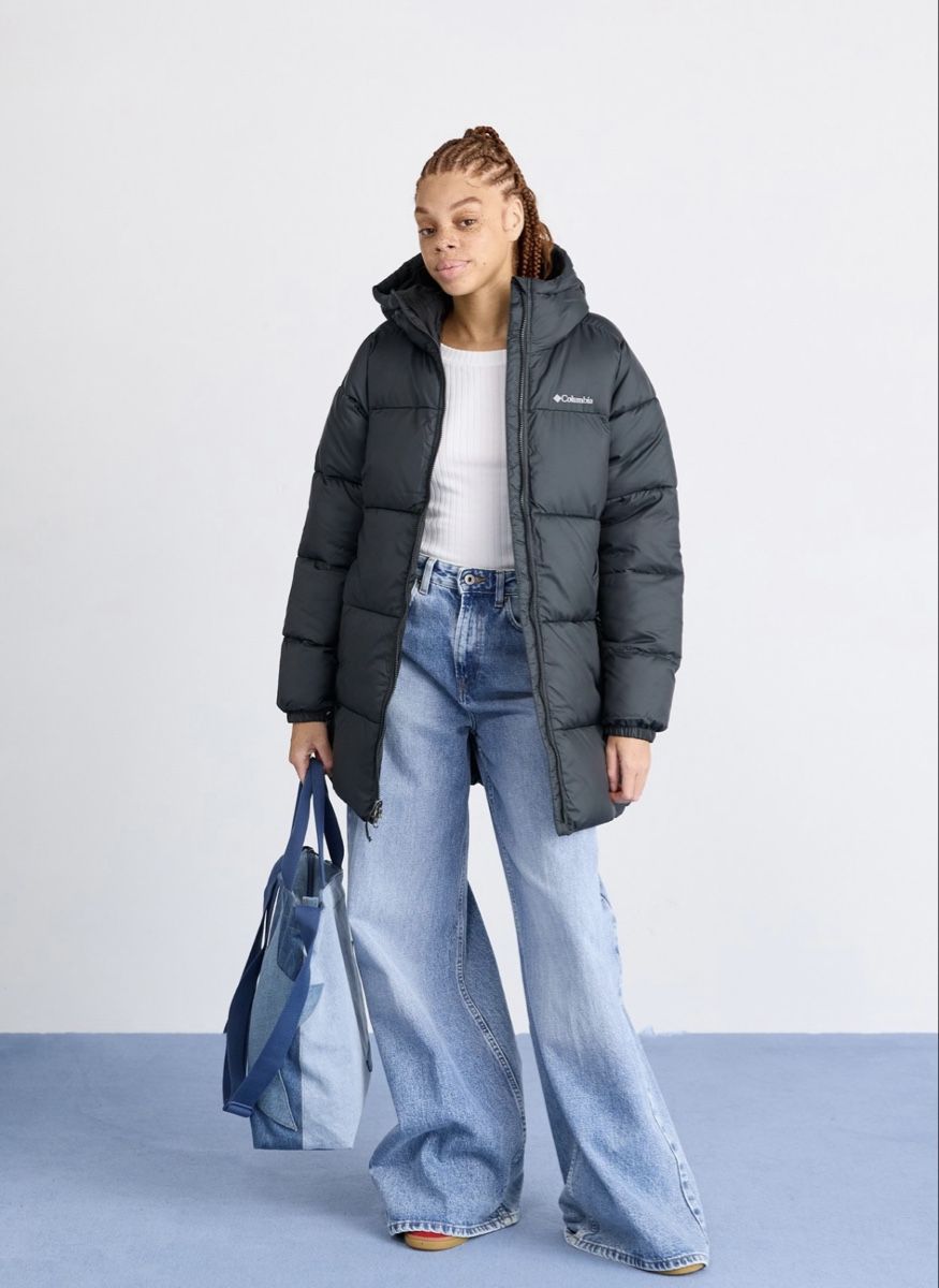 Columbia Giacche: Columbia Pufferjacke mittellang, schwarz, Grösse S – Usato da Seengen venduto da Noelia_St 1