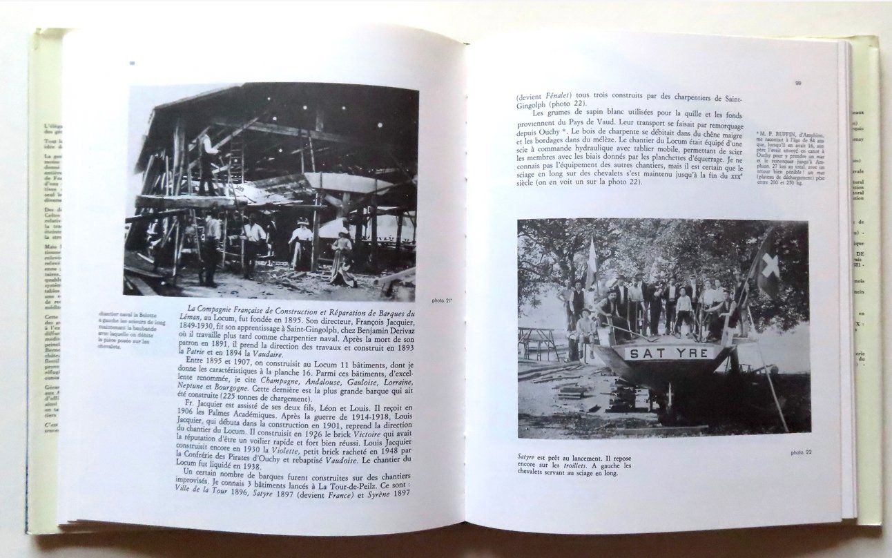 Livres: Les barques du Léman – D'occasion à Le Locle par LibrairieLaBergerie 2