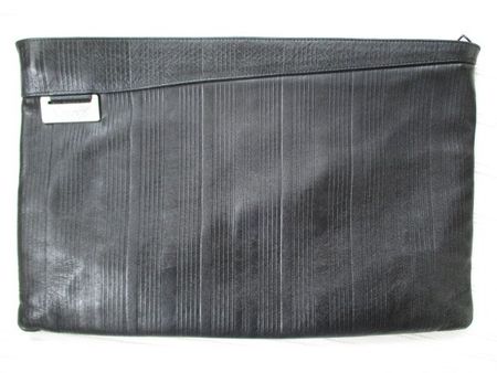 Gianni Versace – rare 80s Vintage Ledertasche Mappe Clutch