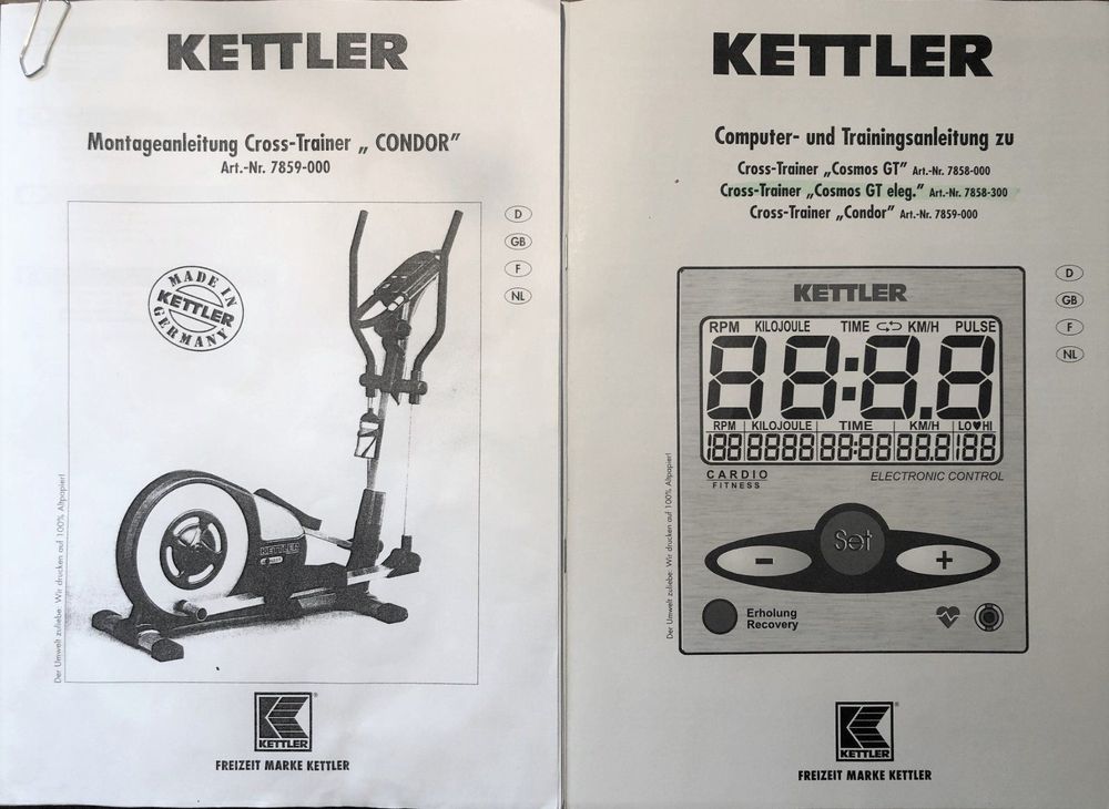 Kettler Cross Trainer CONDOR; Kaufen auf Ricardo