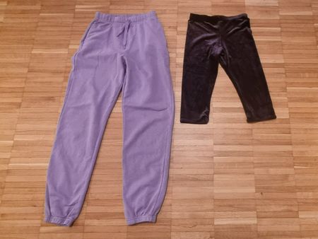 Trainerhose und Gymnastik-Hose (mittellang) - Gr. 158