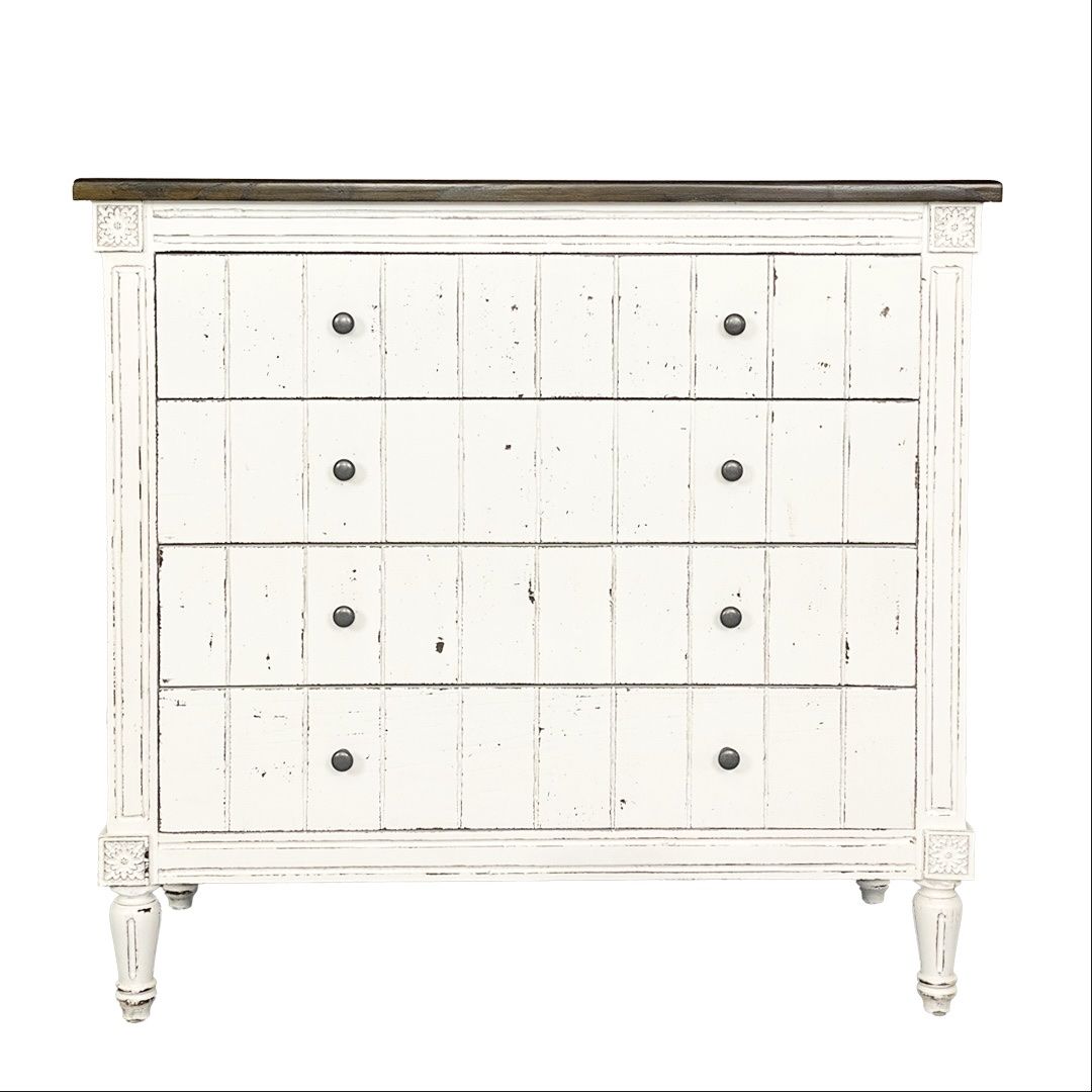 Cassettiere: Weisses Vintage Sideboard, Shabby Chic Look, – Nuovo e nell'imballaggio originale da Berikon venduto da nimmo 1