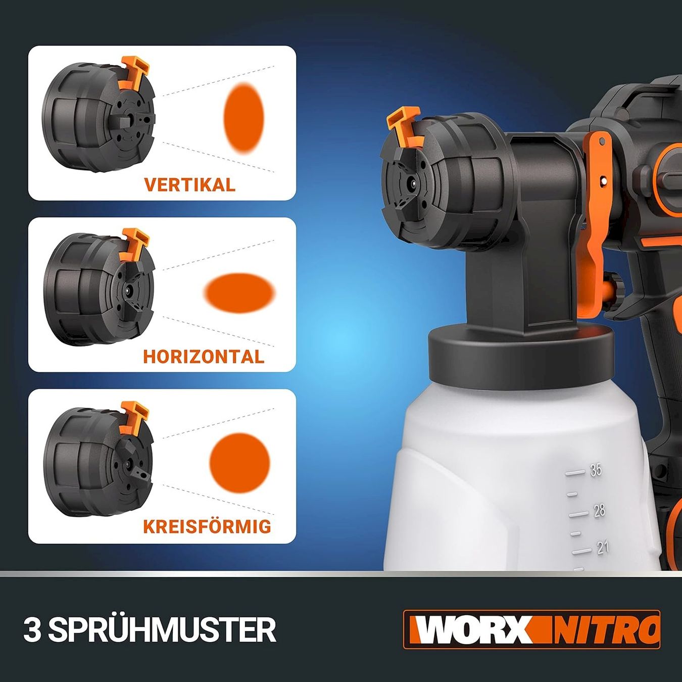 Medizinaltechnik: WORX WX020.9 Nitro Akku-Farbsprühsystem – Neu und originalverpackt aus Bottighofen von zaap 2