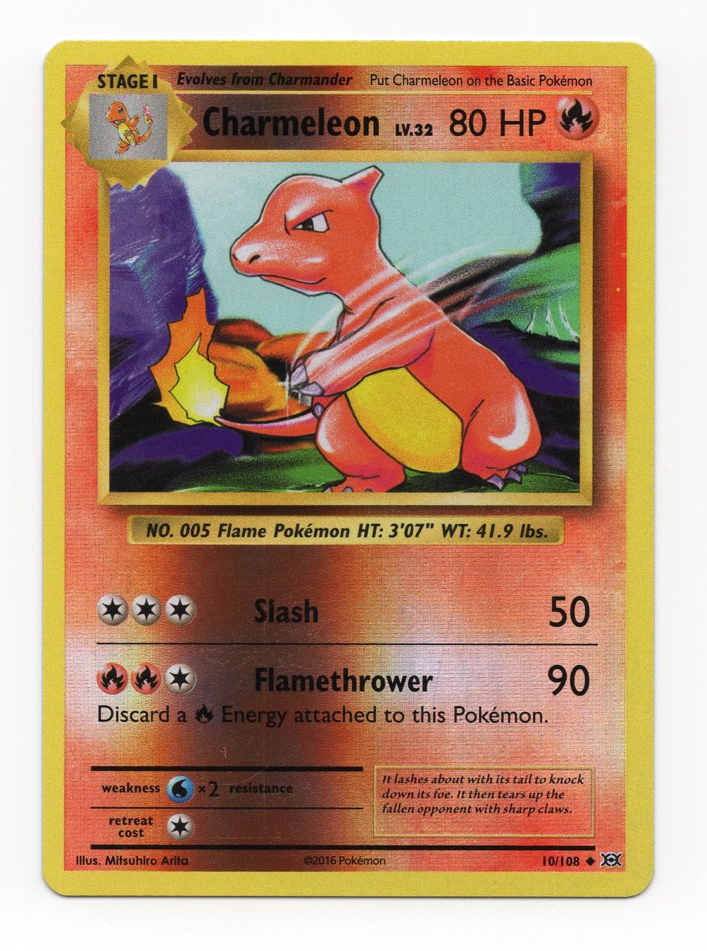 Pokémon Carte collezionabili: Charmeleon 10/108 Evolutions Uncommon Reverse Holo Englisch – Nuovo (secondo la descrizione) da Oberglatt ZH venduto da DSGS37