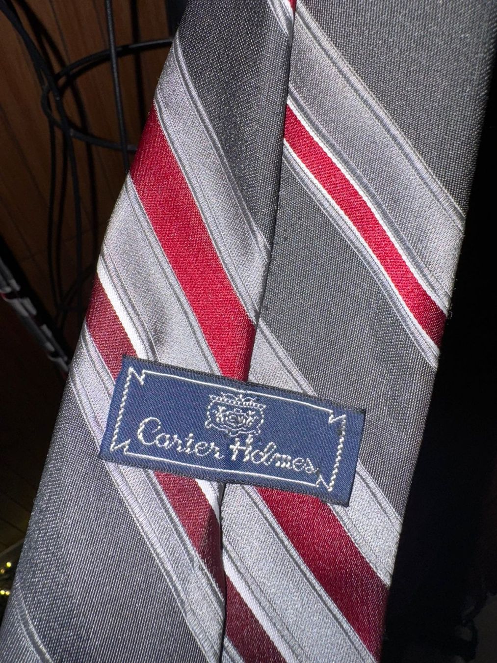 Cravatte: Carter Holmes Krawatte Gestreift Vintage – Usato da Winterthur venduto da Dejv 1