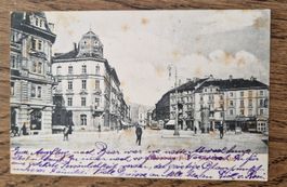 Biel - Bienne 1911, n. Luzern z. Frl. Fridy Muff