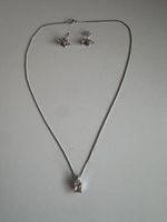 Silver-tone jewelry set
