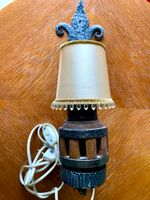 Vintage Wandlampen, Holz & Schmiedeeisen, 2er Set Retro!