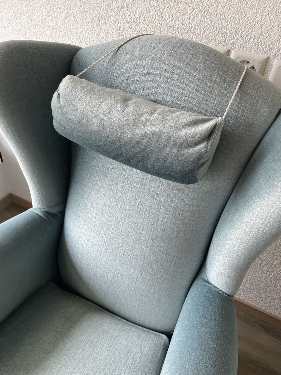 Sessel: Ohrensessel Stoff Mohair Velour – Neu (gemäss Beschreibung) aus Siebnen von Starlauf 2