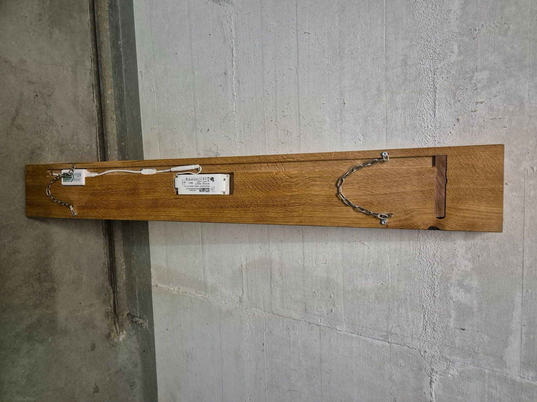 Lampadari & plafoniere: selbstgemachte LED Lampe aus Eiche mit Fernbedienung – Usato da Weiach venduto da Berserker1988 2