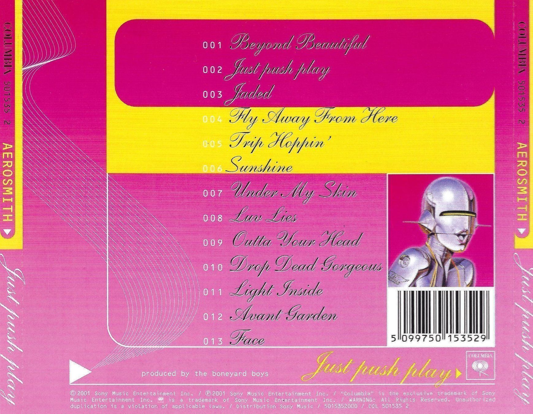 CD: CD: AEROSMITH - Just push play – Usato da Rotkreuz venduto da groeli69 1