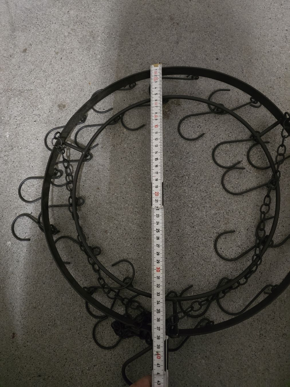 Eisenwaren: Rustikaler Hakenkranz Deckenhalterung Vintage – Gebraucht aus Laufenburg von megane1959 5