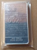 10 Unzen Silberbarren James Bond 007 NO TIME TO DIE