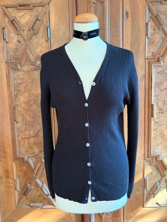 GOLDEN EAGLE Strickjacke Gr. M /Seide + Wolle + Kaschmir