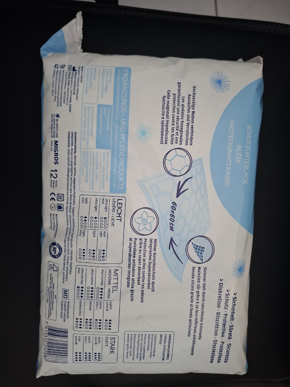 Wickeltisch & Zubehör: Secure Schutzunterlage, 60x90cm, 12 Stk. – Neu (gemäss Beschreibung) aus Oetwil am See von Barclay64 1