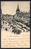 AK Bern, Markt am Baerenplatz, 1903