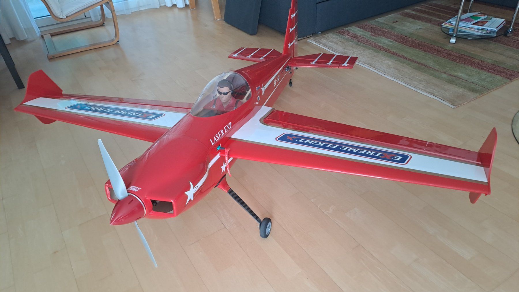 RC Modellbau: Laser EXP 74" – Gebraucht aus Grossaffoltern von Lapalma2
