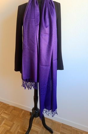 Écharpe châle  violette ! Neuf ✨