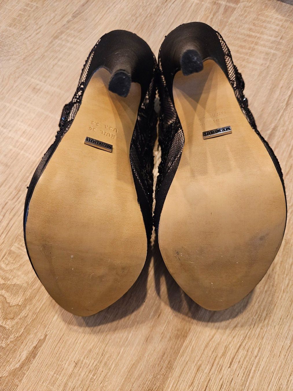 Scarpe da donna: High Heels Menbur, Schwarz/Gold, Gr. 36 – Nuovo (secondo la descrizione) da Brunnen venduto da summerLove6 3