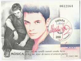 Block "Alejandro Sanz". Spanien.