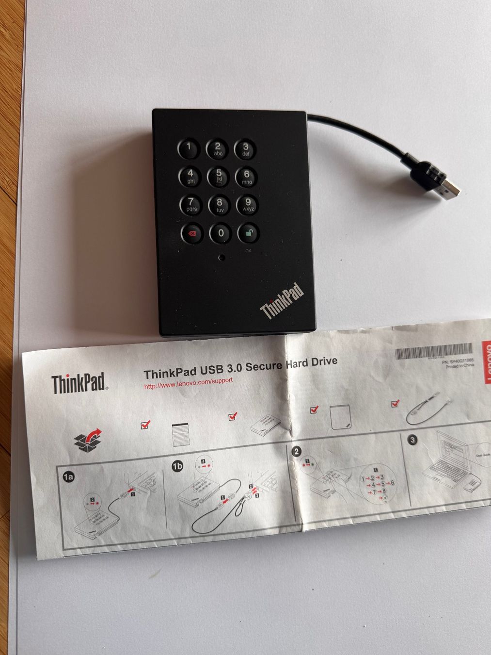 Lenovo Harddisks: HD extern 1TB Verschlüsselt USB3 – Gebraucht aus Pfäffikon ZH von Eweco61