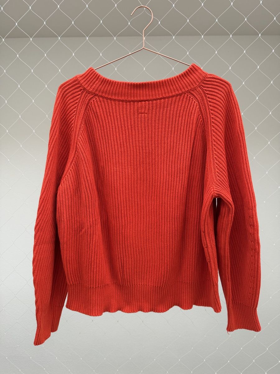 Pullover & Sweatshirts: Orange Roter Baumwollpullover von Tarzan Gr. S – Gebraucht aus Münchenstein von Ladypink7 3
