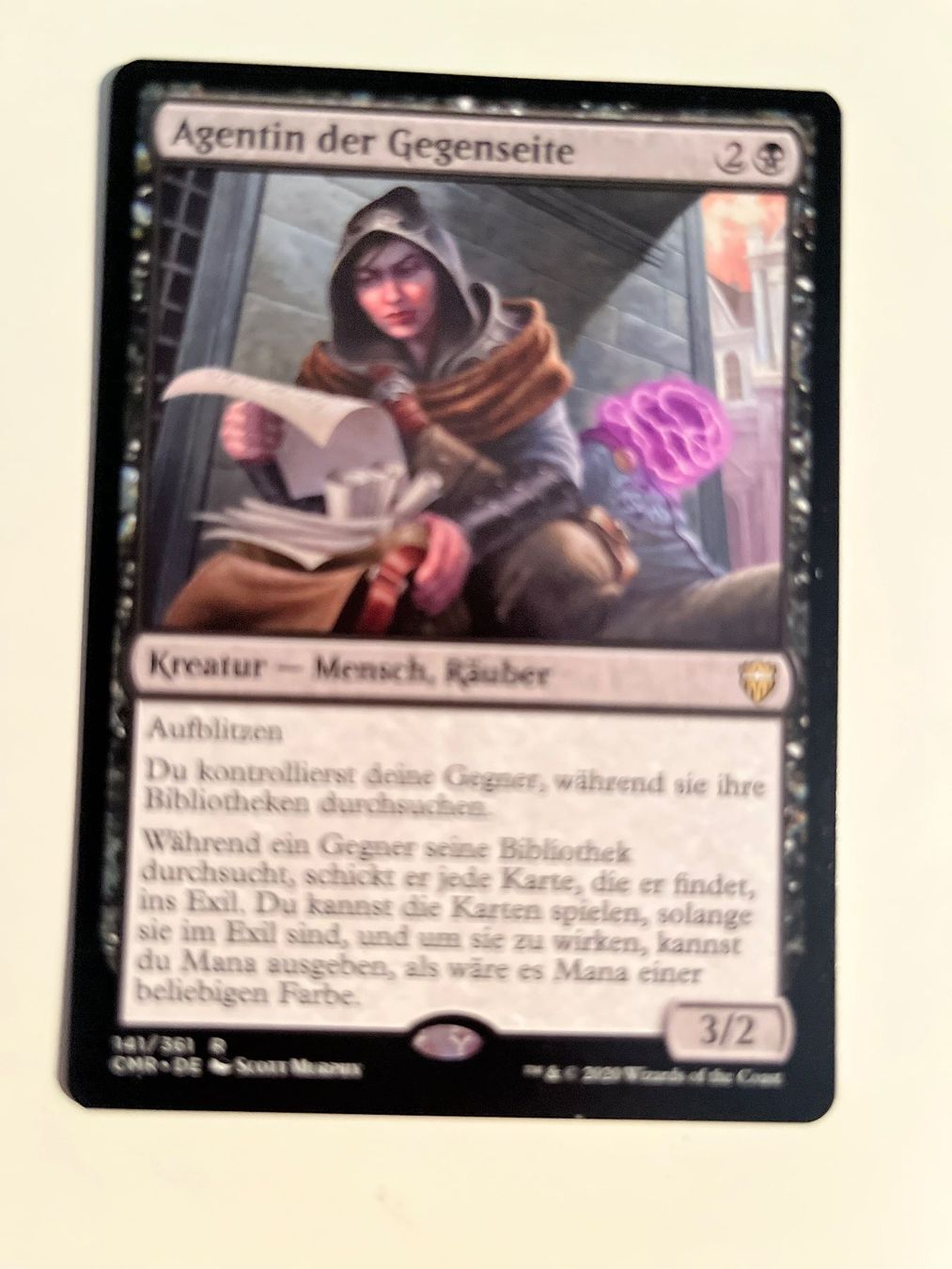 Magic The Gathering Sammelbilder & Trading cards: 1 x Agentin der Gegenseite - Magic: The Gathering - MtG – Gebraucht aus Kriens von Shadi1980