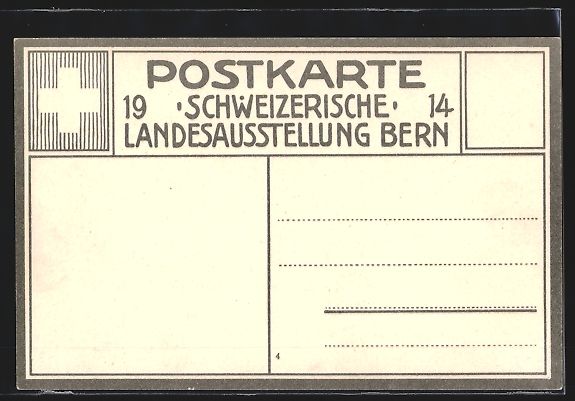 Cartoline postali: Bern, Schweizerische Landesausstellung 1 – Usato da Berlin venduto da bartko-reher 1